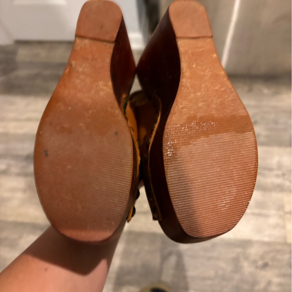 Jeffrey Campbell Snick Leather Studded Vintage Platforms Size 7 - Picture 5 of 10